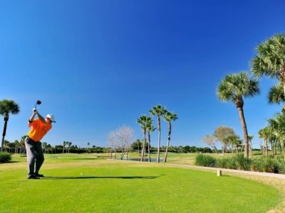 people playing golf